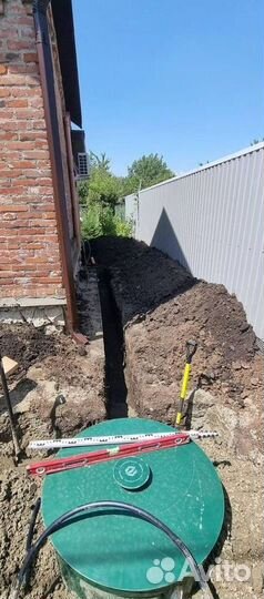 Установка канализации септик под ключ