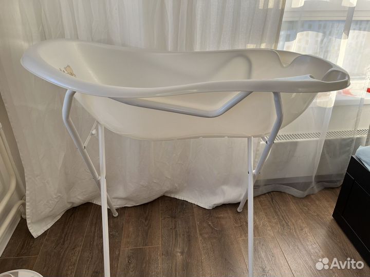 Ванночка tega baby на подставке+горки+гамачок