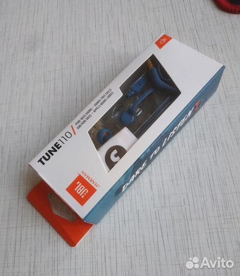 Наушники JBL Tune 110 (синий)
