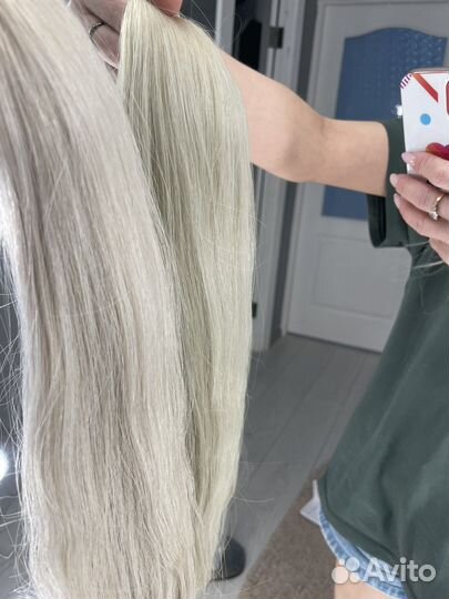 Волосы для наращивания натуральные Lux