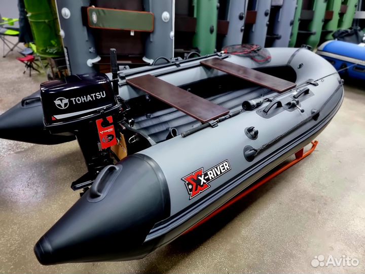 Комплект лодка X-River 320 нд + мотор Тохатсу 9.8