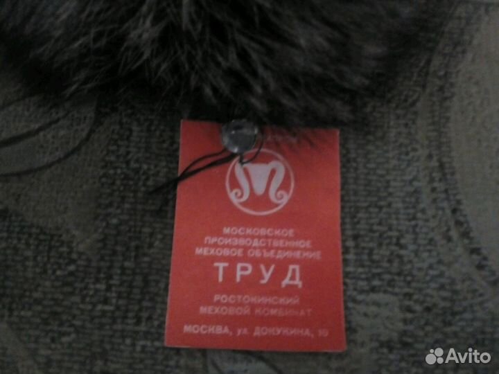 Шапка из чернобурки новая