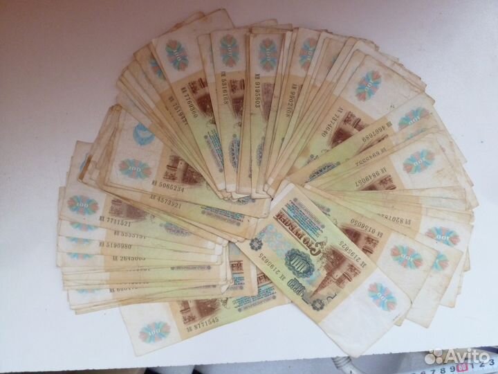 100 рублей СССР 1991 год