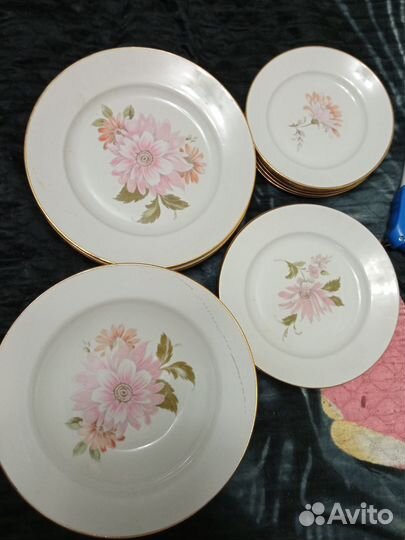 Тарелки фарфор СССР