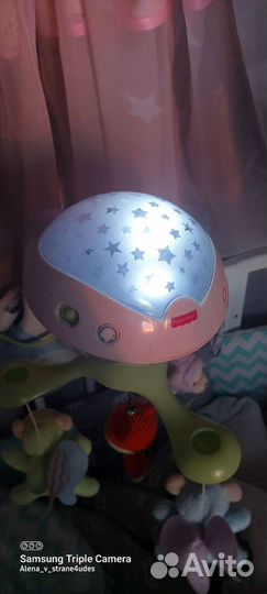 Мобиль в кроватку Fisher Price Мечты о бабочках