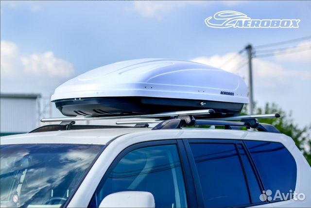 Автобокс на крышу 450 л. двусторонний усиленный