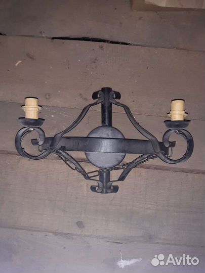 Комплект люстра и бра ручная работа