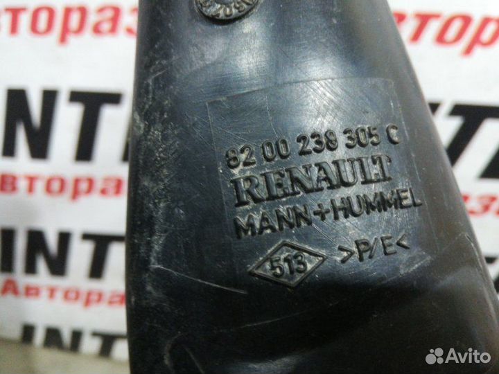 Патрубок воздушного фильтра Renault Logan 2011