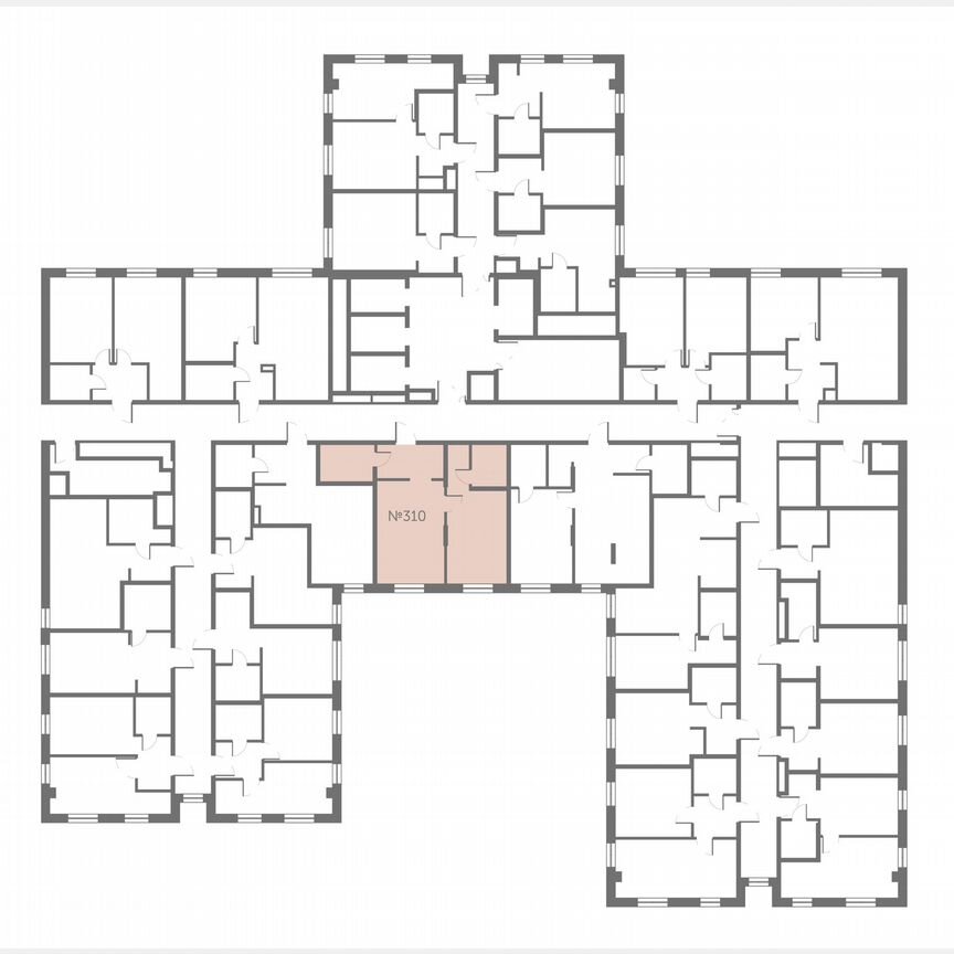 1-к. апартаменты, 45,9 м², 6/13 эт.
