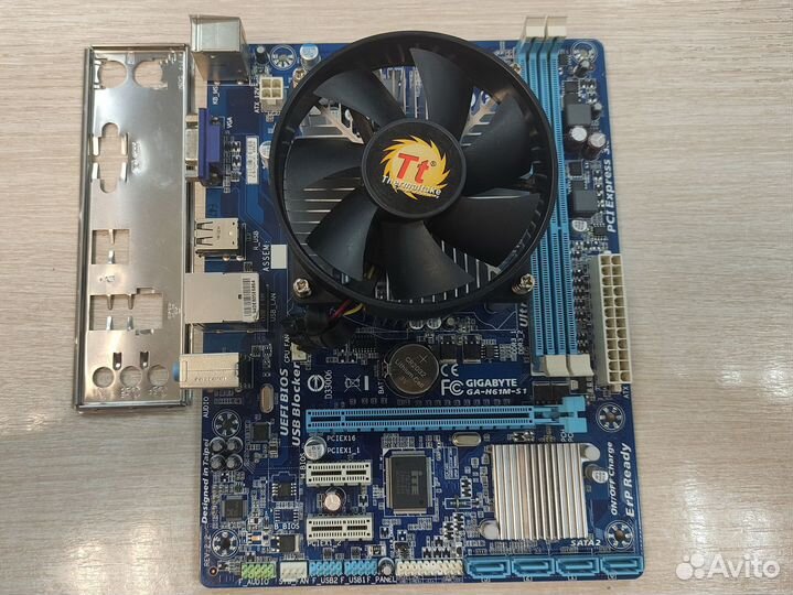 Комплект мат. плата s1155 + процессор intel G2020