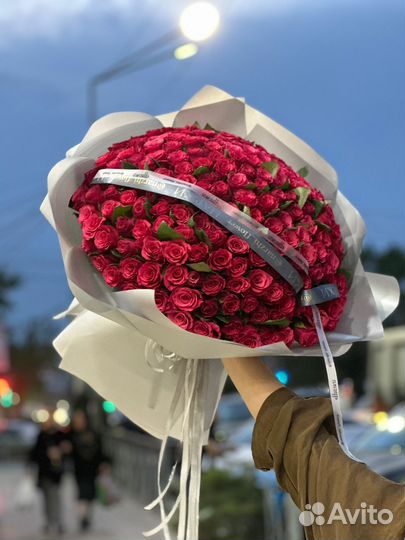 Букет цветов / Цветы букеты 101 роза