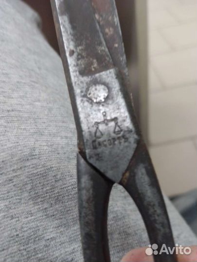 Старинные ножницы