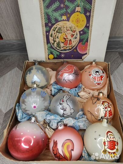 Новогодние игрушки набор СССР