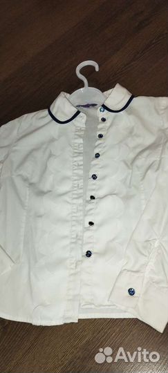 Блузка школьная 128р