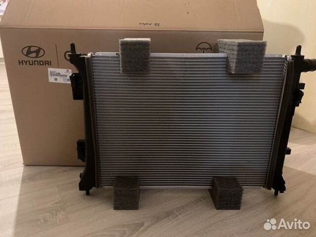 Радиатор охлаждения hyundai solaris