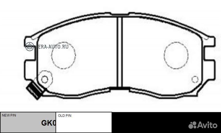 CTR GK0575 (старый номер CKM-7) Колодки тормозные
