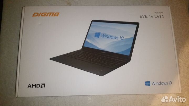 Ноутбук Digma EVE 14 C414 AMD A9-9400 (2.4 ггц)