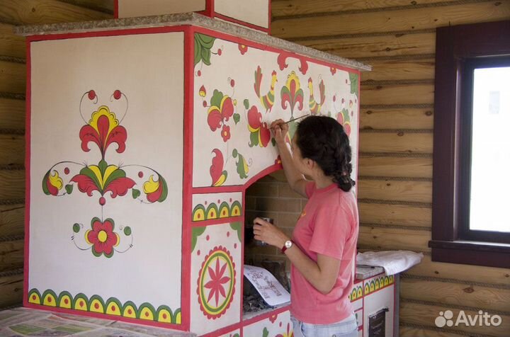 Роспись на стенах