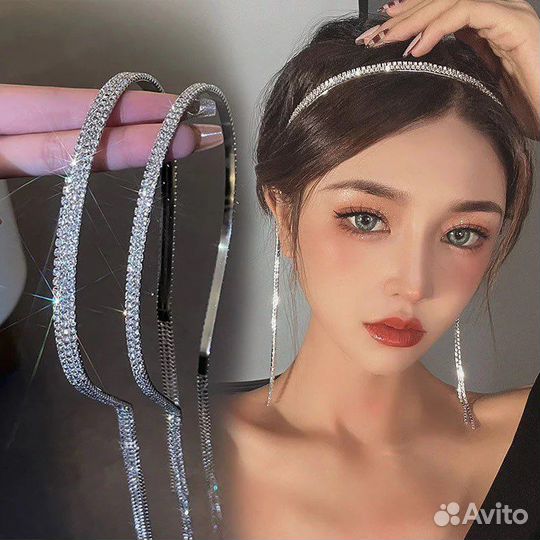 Ободок со стразами (1 шт)