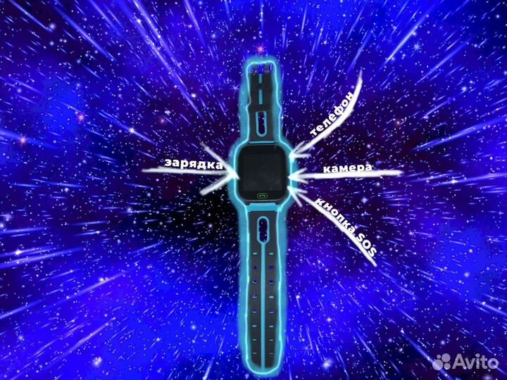 Смарт-часы,детские jet connect камера,кнопка SOS