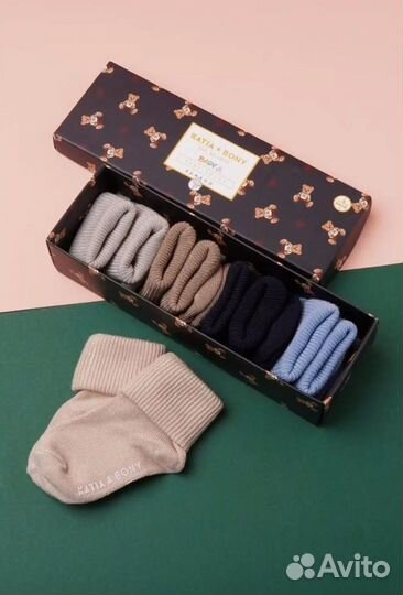 Набор носочков для новорожденных 0-3 месяца