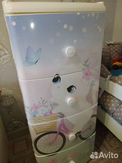 Комод детский пластиковый