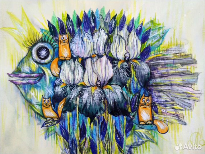 Коты на прогулке