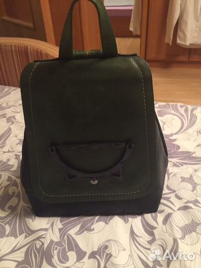 Рюкзак натуральная кожа бу