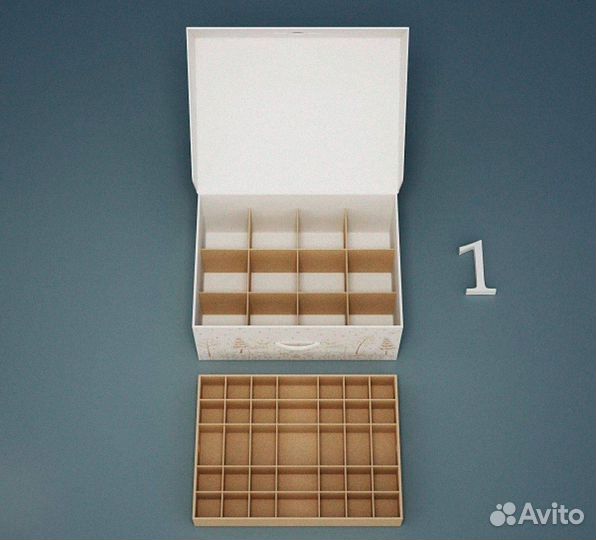 Коробка для хранения елочных игрушек №2 для шаров