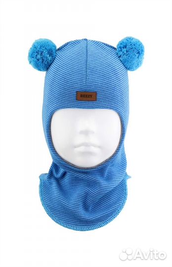 Шапка демисезонная детская 50-53, шапка-шлем