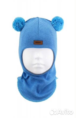 Шапка демисезонная детская 50-53, шапка-шлем