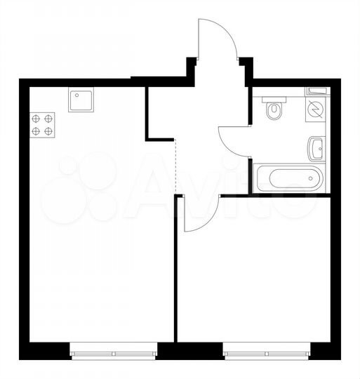 1-к. квартира, 41,7 м², 14/14 эт.