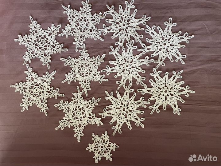 Салфетка снежинка