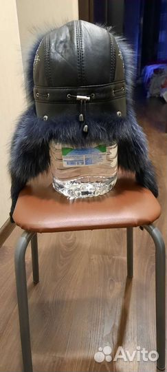Шапка ушанка натуральный мех женская
