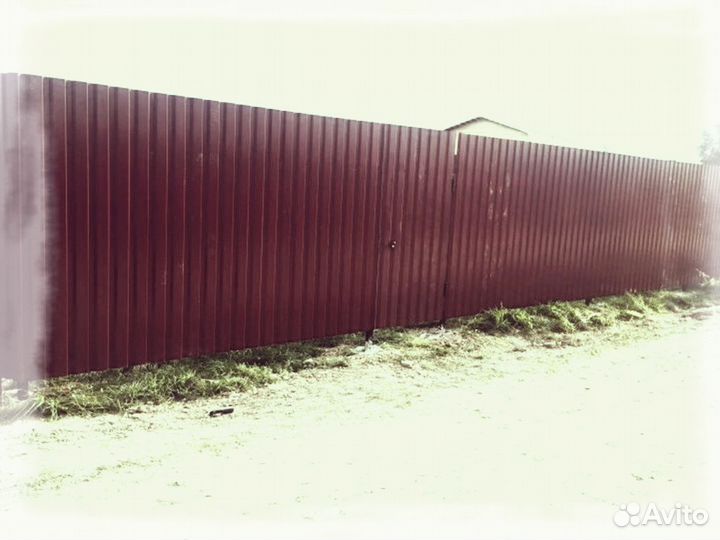 Забор из профлиста