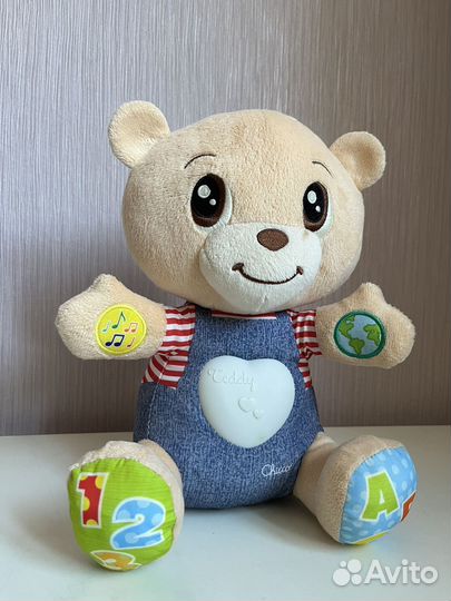 Развивающий медвежонок teddy Chicco
