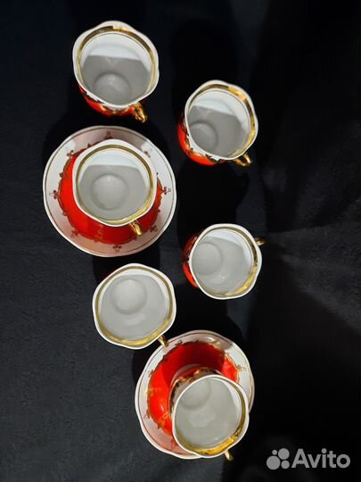 Чайные пары и чашки Красныйбутон