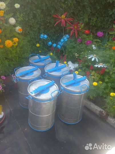 Фляга бак для мёда аллюминивая