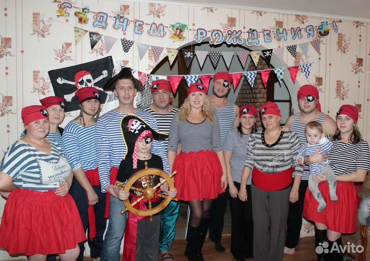 Новогодний костюм пирата