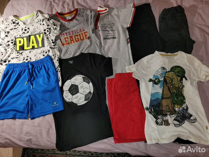 Вещи пакетом на мальчика 140 146