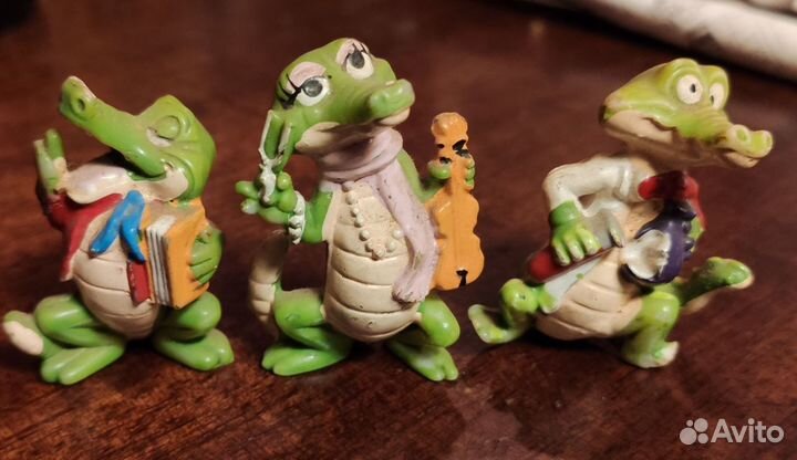 Крокодильчики из Киндер-Сюрприза