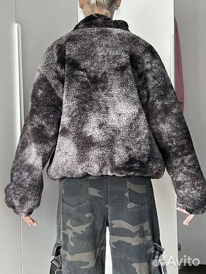 Бомбер оверсайз искусственный мех