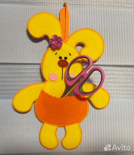 Зайка игрушка детская органайзер подарок