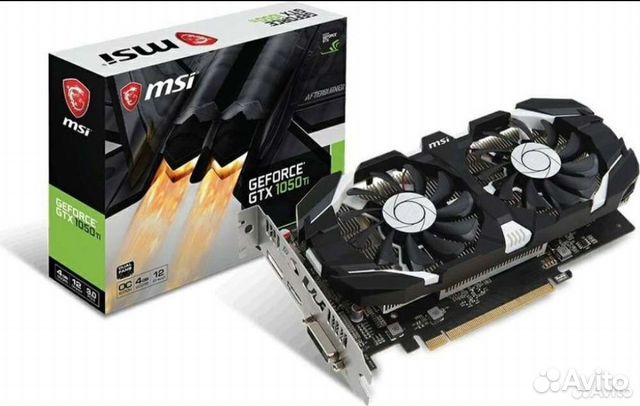 Видеокарта gtx 1050 ti msi 4 gb