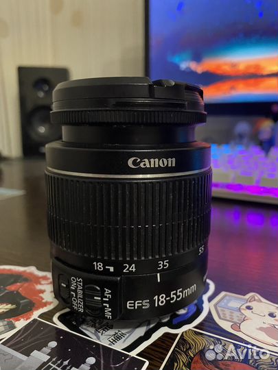 Объектив canon 50mm 18-55mm