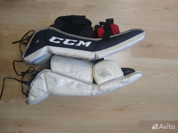 Щитки вратарские хоккейные детские CCM 24 размер