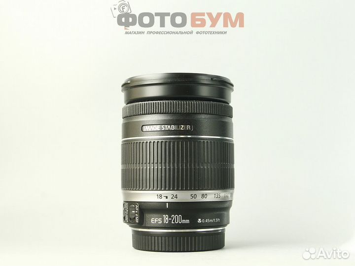 Объектив Canon EF-S 18-200mm f3,5-5,6 IS
