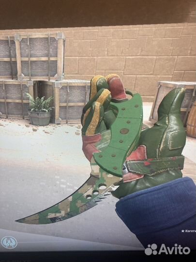 CS GO Коготь Пиксельный камуфляж, лес