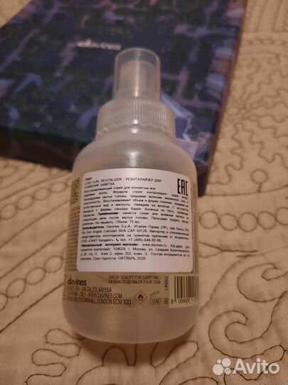 Спрей ревиталайзер для кудрявых волос Davines