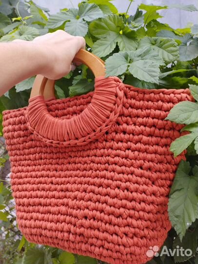 Сумка женская ручная работа вязанная